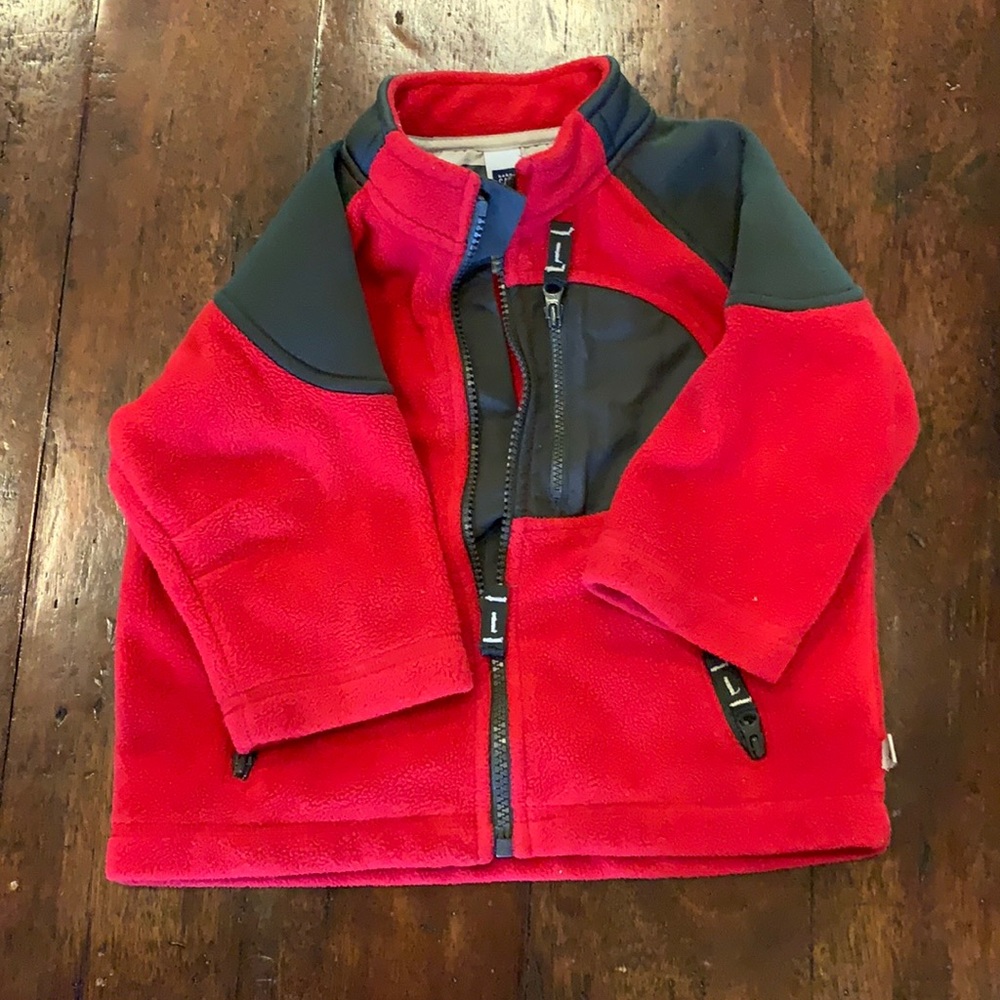Gap red zip jacket size 12-18 months.